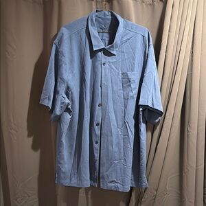 Tommy Bahama Navy Button-Up Shirt